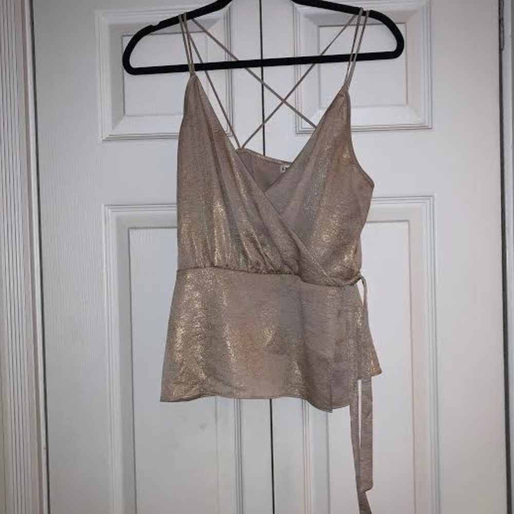 Gold Express Wrap Tank Top